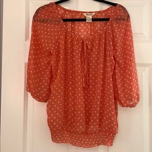 Lucy & Coco Polka Dot Top